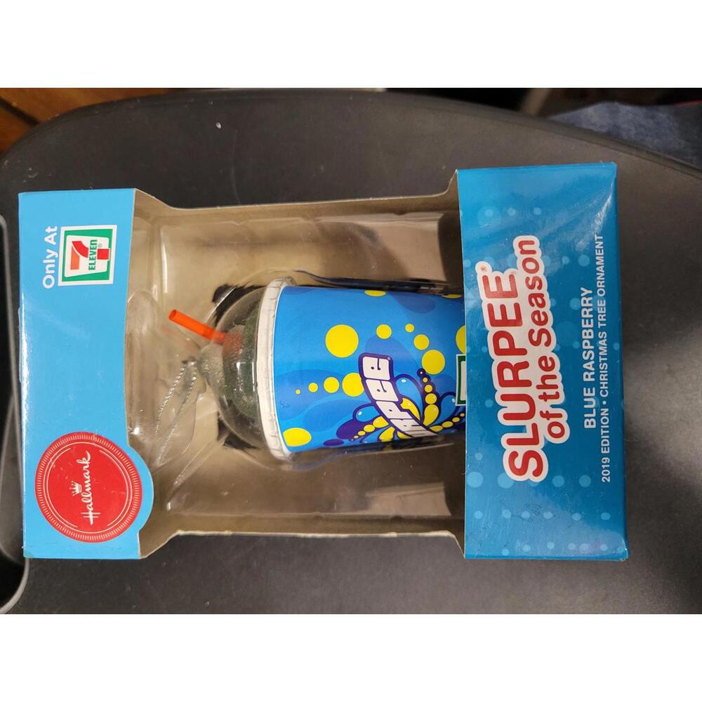 Hallmark Slurpee of the Season Blue Raspberry 2019 Christmas Tree Ornament